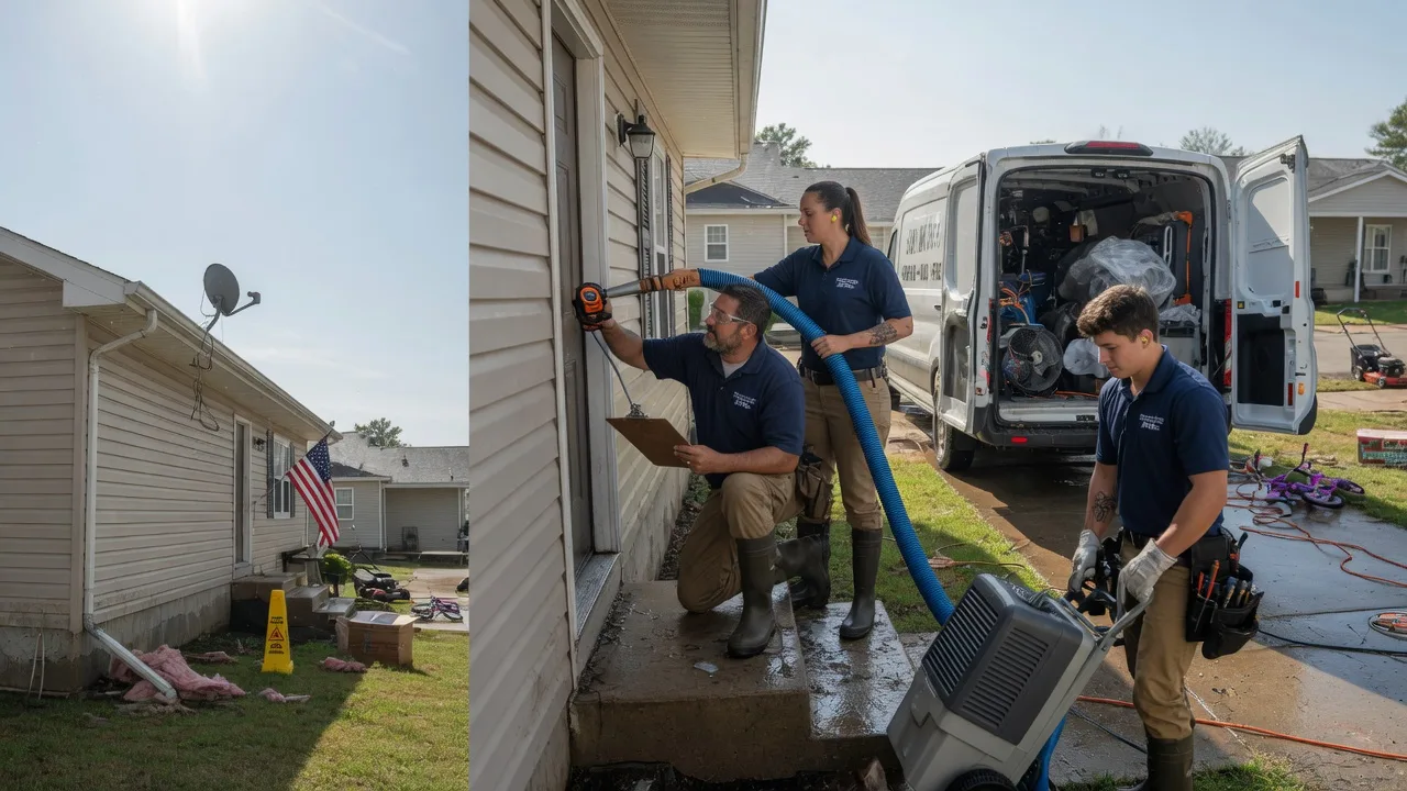 Ceiling Water Damage Restoration in Pontiac, IL near me